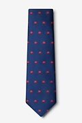 Feelin' Crabby Navy Blue Tie Photo (1)