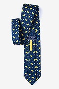 Fish Tacos Navy Blue Tie Photo (1)