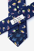 Fly Guy Navy Blue Skinny Tie Photo (2)