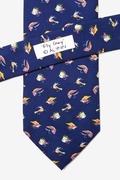 Fly Guy Navy Blue Tie Photo (2)