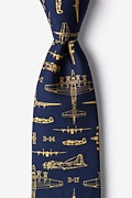 Flying Fortress Navy Blue Tie Photo (0)