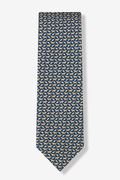 Give a Dog a Bone Navy Blue Tie Photo (1)