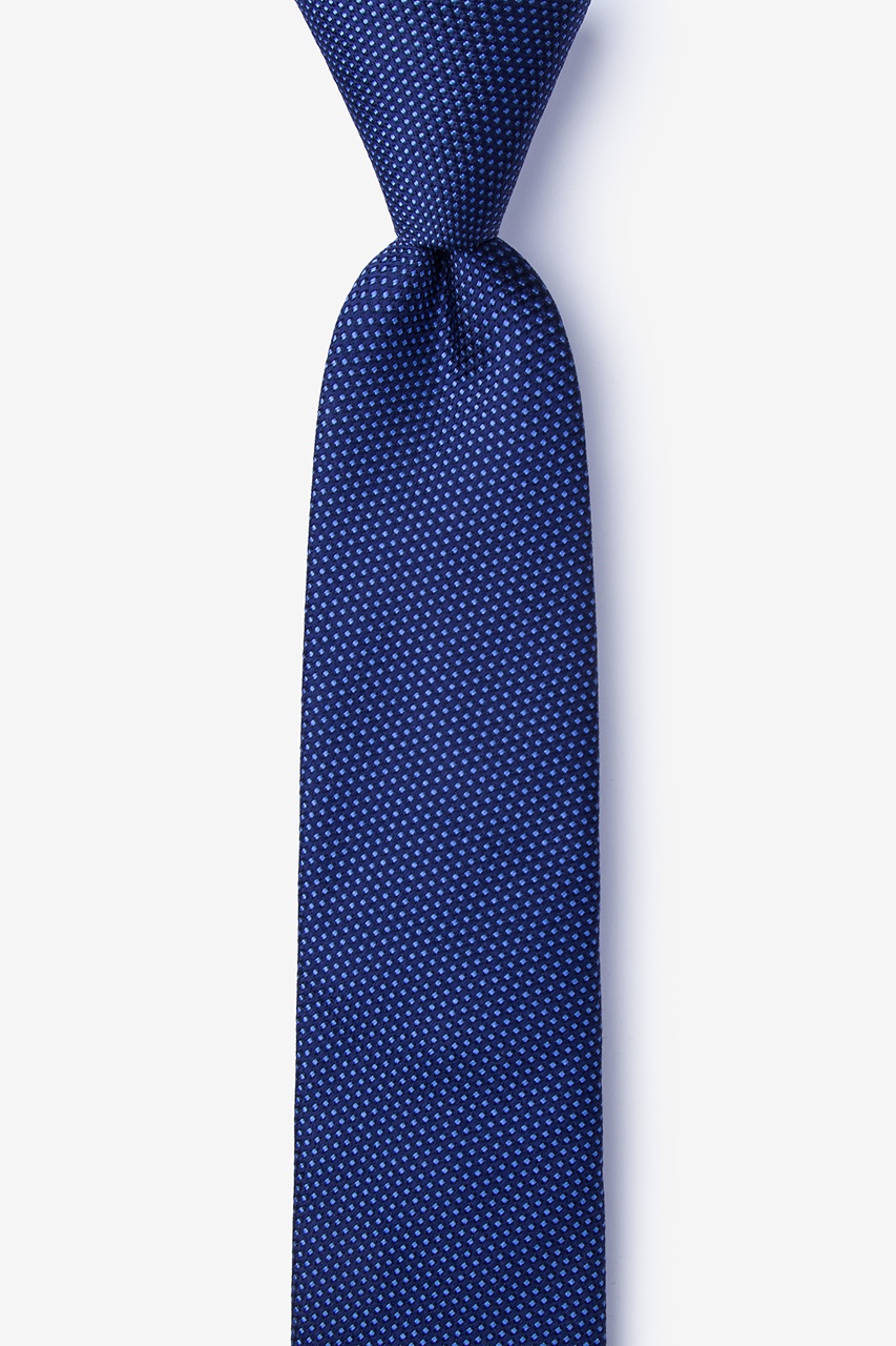 Goose Navy Blue Skinny Tie Photo (0)