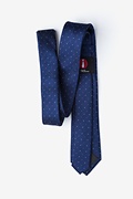 Gough Navy Blue Skinny Tie Photo (1)