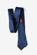 Granham Navy Blue Skinny Tie Photo (1)