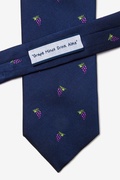 Grape Minds Drink Alike Navy Blue Tie Photo (2)