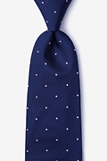 Griffin Navy Blue Extra Long Tie Photo (0)