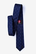 Griffin Navy Blue Skinny Tie Photo (1)