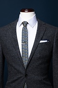 Hello Handsome Navy Blue Skinny Tie Photo (3)