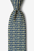 Hello Handsome Navy Blue Tie Photo (0)