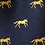 Navy Blue Silk Hold Your Horses Tie