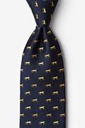 Hold Your Horses Navy Blue Tie Photo (0)