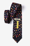 Hot Air Balloons Navy Blue Tie Photo (2)