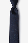 Iceland Navy Blue Skinny Tie Photo (0)