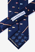 It's A-Boat Time Navy Blue Tie Photo (2)