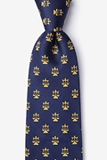 Justice Served Navy Blue Tie Photo (0)