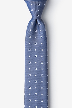 Kangaroo Navy Blue Skinny Tie