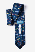 Kayaks Navy Blue Tie Photo (1)