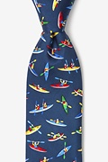 Kayaks Navy Blue Tie Photo (0)