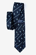 Keepin It Reel Navy Blue Tie Photo (1)