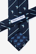 Keepin It Reel Navy Blue Tie Photo (2)