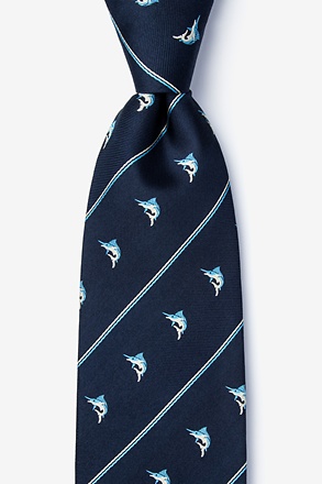 _Keepin It Reel Navy Blue Tie_