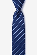 Lagan Navy Blue Skinny Tie Photo (0)