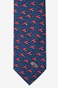 Lobstah Trap Navy Blue Tie Photo (0)