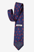 Lobsters Navy Blue Tie Photo (1)