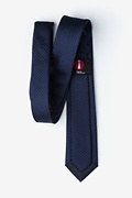 Long Island Navy Blue Skinny Tie Photo (1)