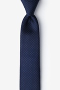 Long Island Navy Blue Skinny Tie Photo (0)