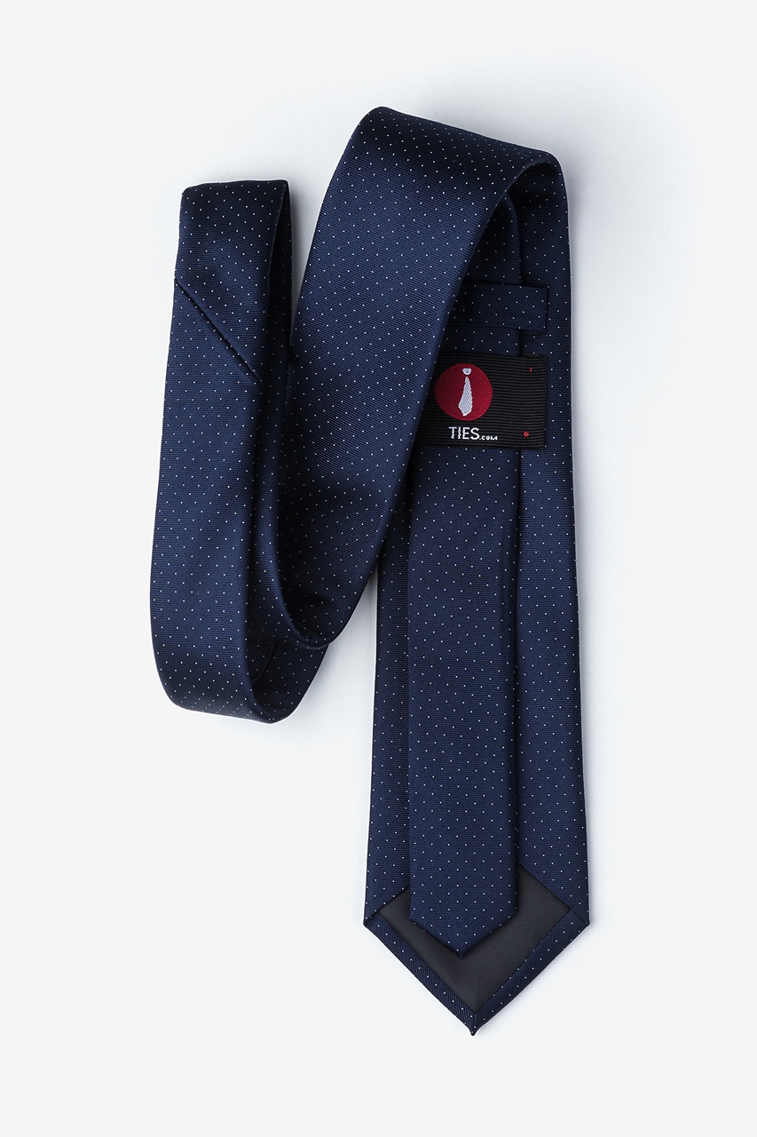 Navy Blue Silk Long Island Tie | Ties.com