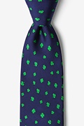 Luck of the Irish Navy Blue Tie Photo (1)