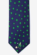 Luck of the Irish Navy Blue Tie Photo (0)