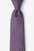 Madagascar Navy Blue Extra Long Tie Photo (0)