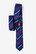 Maigue Navy Blue Skinny Tie Photo (1)