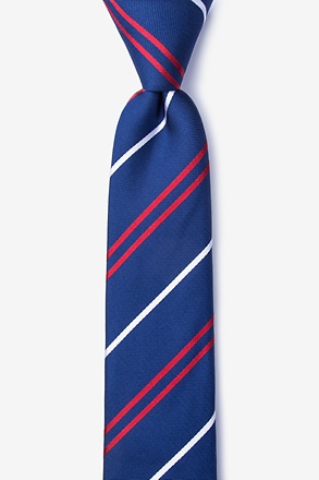 Maigue Navy Blue Skinny Tie