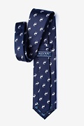 Majestic Elk Navy Blue Tie Photo (1)