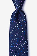 Manzanita Navy Blue Extra Long Tie Photo (0)