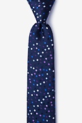 Manzanita Navy Blue Skinny Tie Photo (0)