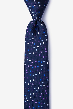 _Manzanita Navy Blue Skinny Tie_