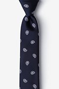 Margarita Navy Blue Skinny Tie Photo (0)