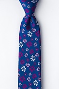 Maui Navy Blue Extra Long Tie Photo (0)