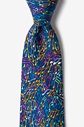 Mellow Melody Navy Blue Tie Photo (0)