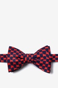 Micro Crabs Navy Blue Self-Tie Bow Tie Photo (0)