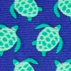 Navy Blue Silk Micro Sea Turtles