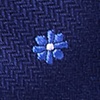Navy Blue Silk Monkey Self-Tie Bow Tie