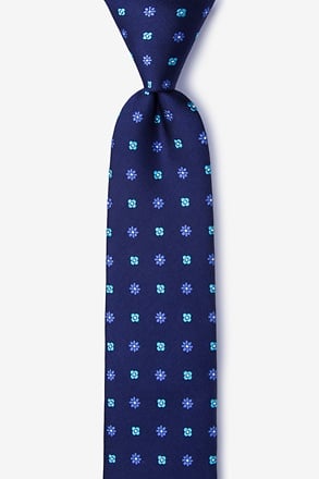 Monkey Navy Blue Skinny Tie