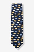 Moo Moo Navy Blue Tie Photo (1)