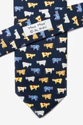 Moo Moo Navy Blue Tie Photo (2)